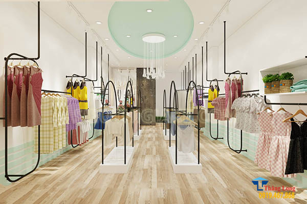 cách đầu tư kệ treo quần áo theo từng giai đoạn phát triển shop